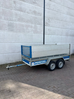 Aanhangwagen - Dubbelas - Groenafval - huren | Percon