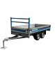 Aanhangwagen - Dubbelas - plateau - 3m - huren | Percon