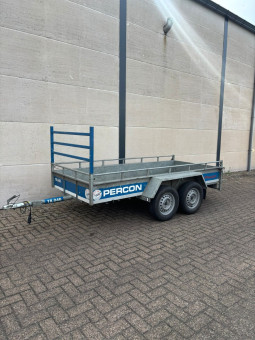 Aanhangwagen - Dubbelas - Open - huren | Percon