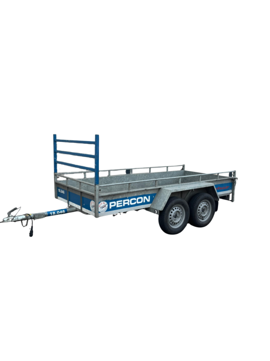 Aanhangwagen - Dubbelas - Open - huren | Percon