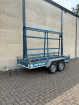 Aanhangwagen - Dubbelas - Open met Glasrek - huren | Percon