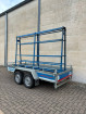 Aanhangwagen - Dubbelas - Open met Glasrek - huren | Percon