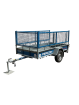 Aanhangwagen - enkelas - groenafval - huren | Percon
