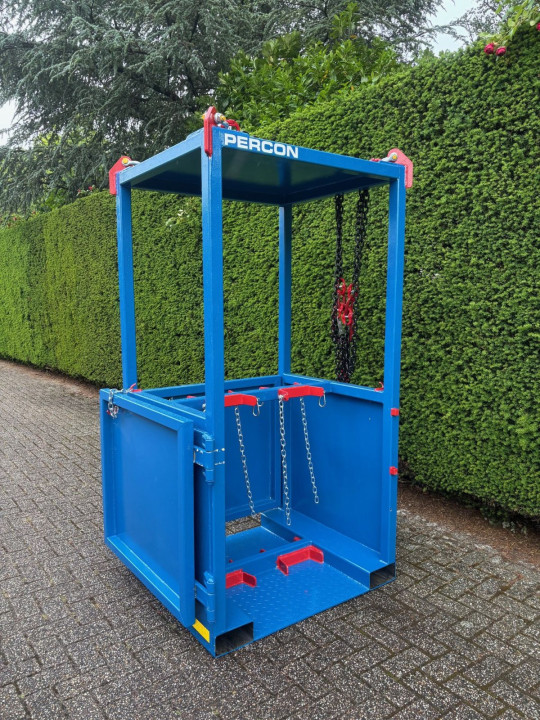Gasflesbak kopen | Percon | Gekeurde gasflesbakken voor veilig hijswerk