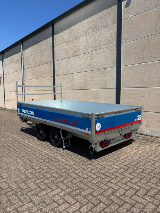 Kipper / Kipaanhangwagen - huren | Percon | Gekeurde Kipper / Kipaanhangwagen - voor veilig vervoer