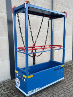 Manbak - Smal - 2 personen - 1500 x 600 huren | Percon | Gekeurde manbakken voor veilig hijswerk