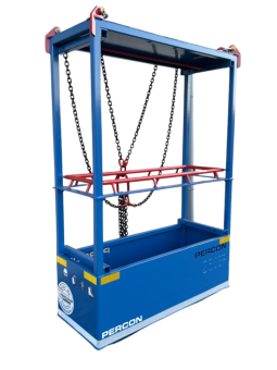 Manbak - Smal - 2 personen - 1500 x 600 huren | Percon | Gekeurde manbakken voor veilig hijswerk