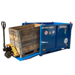 Hijsbakken met deur of klep huren | Percon | Antwerpen, Gent, Rotterdam